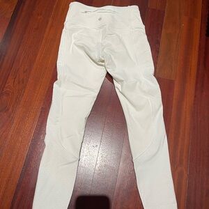 Lululemon White Leggings size 4